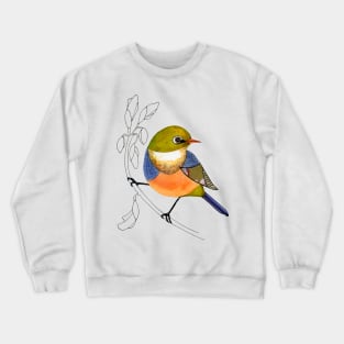 Silvereye bird Crewneck Sweatshirt